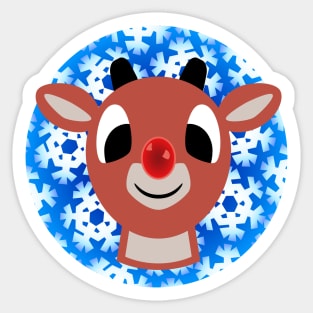 Hello Rudolph Sticker